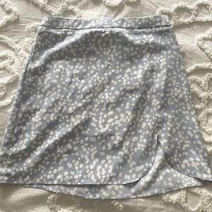 Cute blue & white mini skirt - XS